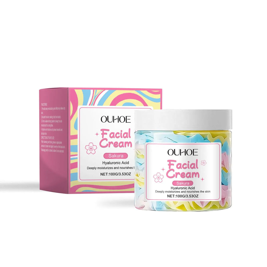Sakura Butter Cream 100g moisturiser in 5.7cm cube jar with Japanese cherry blossom extract