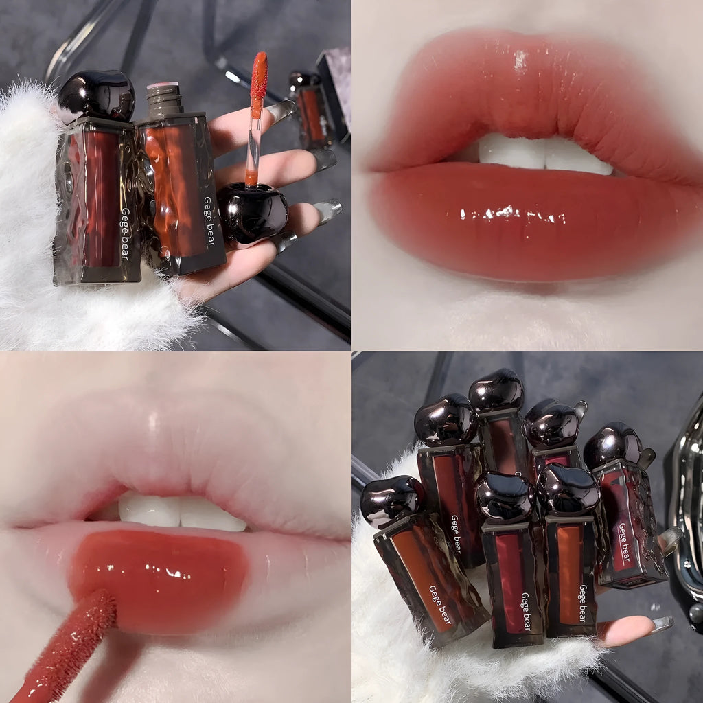 Glacier Lava Lip Lacquer mirror lip gloss in seven colour numbers 01 to 07