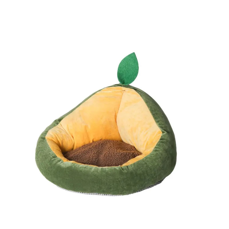Cotton Pit Avocado detachable pet nest for cats and super small dogs in green colour