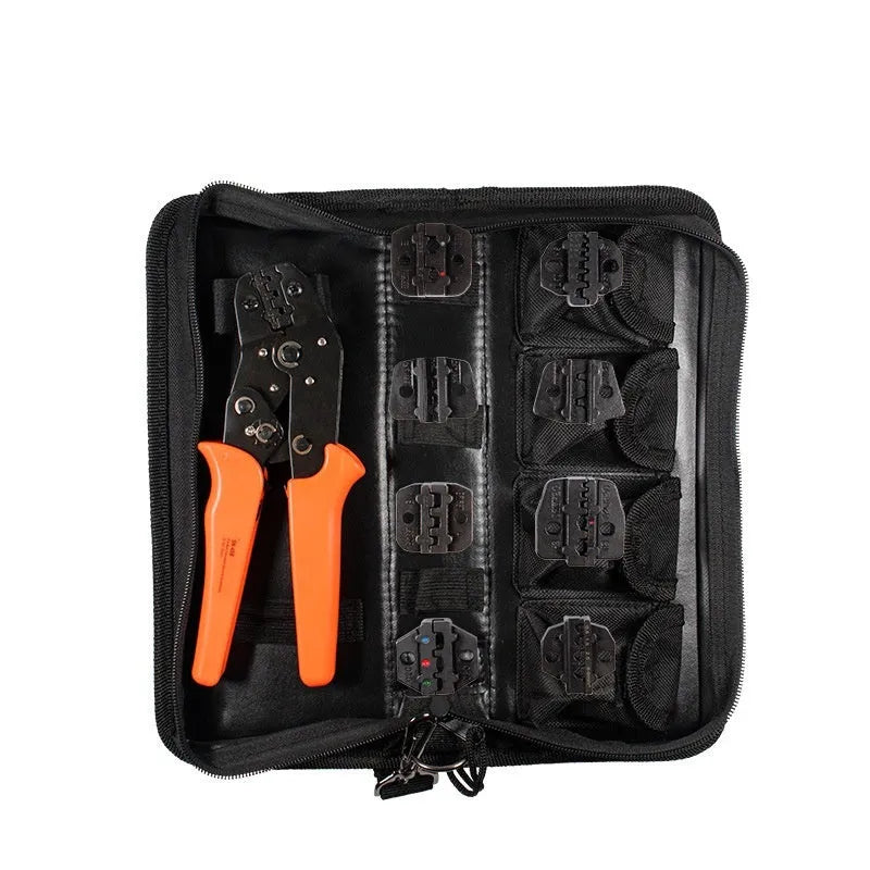 SN-48B portable multi-wrench jaw terminal crimping pliers combination suit with four pliers and wire crimper