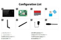 13.3-inch integrated computer touch display with CM4 controller for voice assistant projects