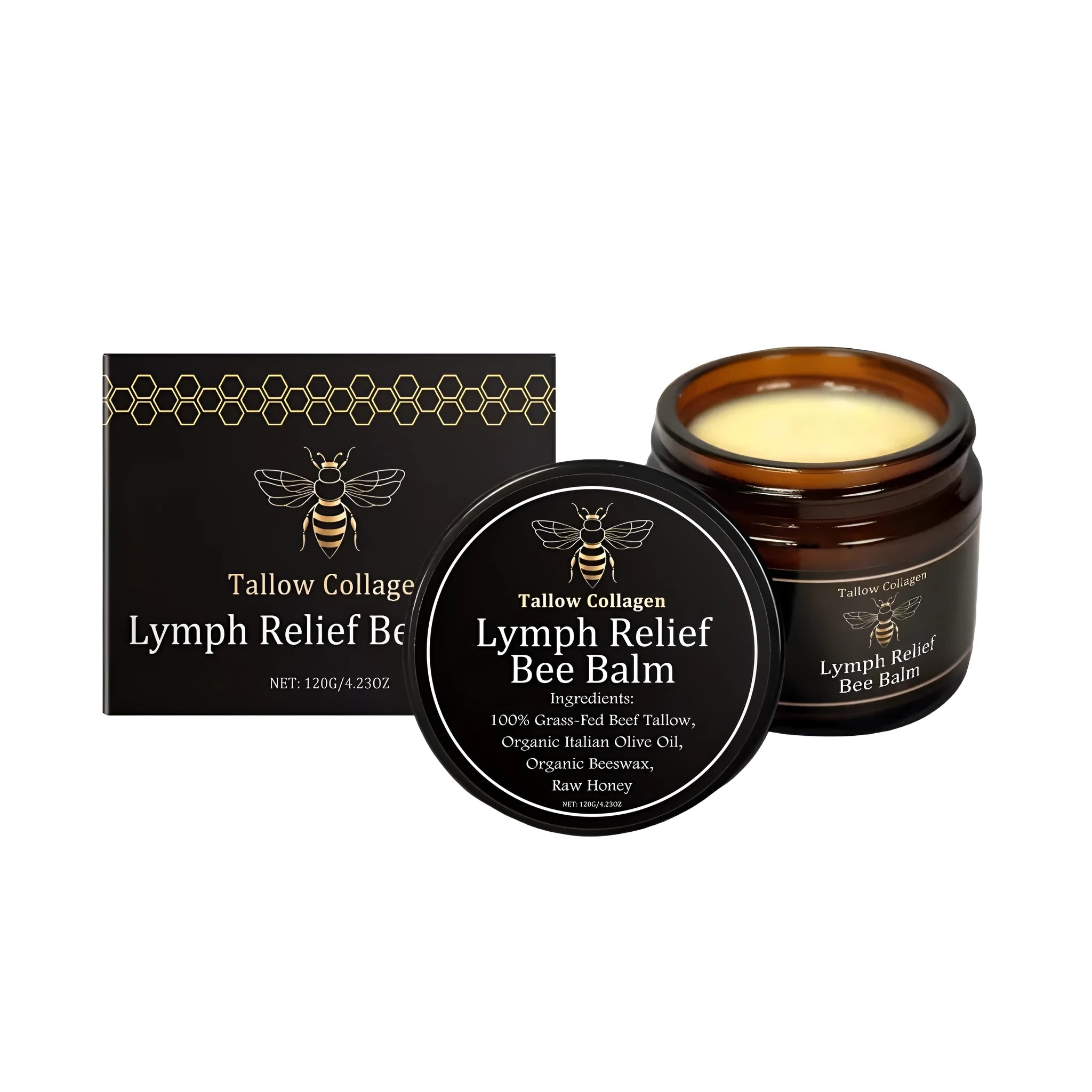 Body Care Propolis Cream 120g in a white tub with bee venom olive oil and honey ingredients