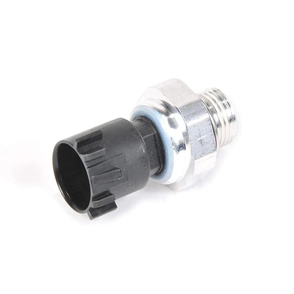 Silver automobile fuel pressure sensor replacement component for engine diagnostics
