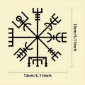 Vegetarian No Charm design square vinyl sticker measuring 13x13cm for car glass or notebook