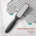 Double-sided stainless steel foot grinder for callus removal