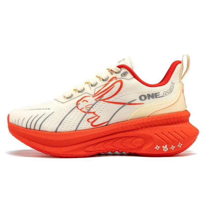 Low-top running shoes in multiple colours with PU mesh upper and rubber sole.