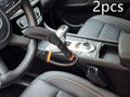Red car steering wheel lock for General Motors vehicles with iron construction