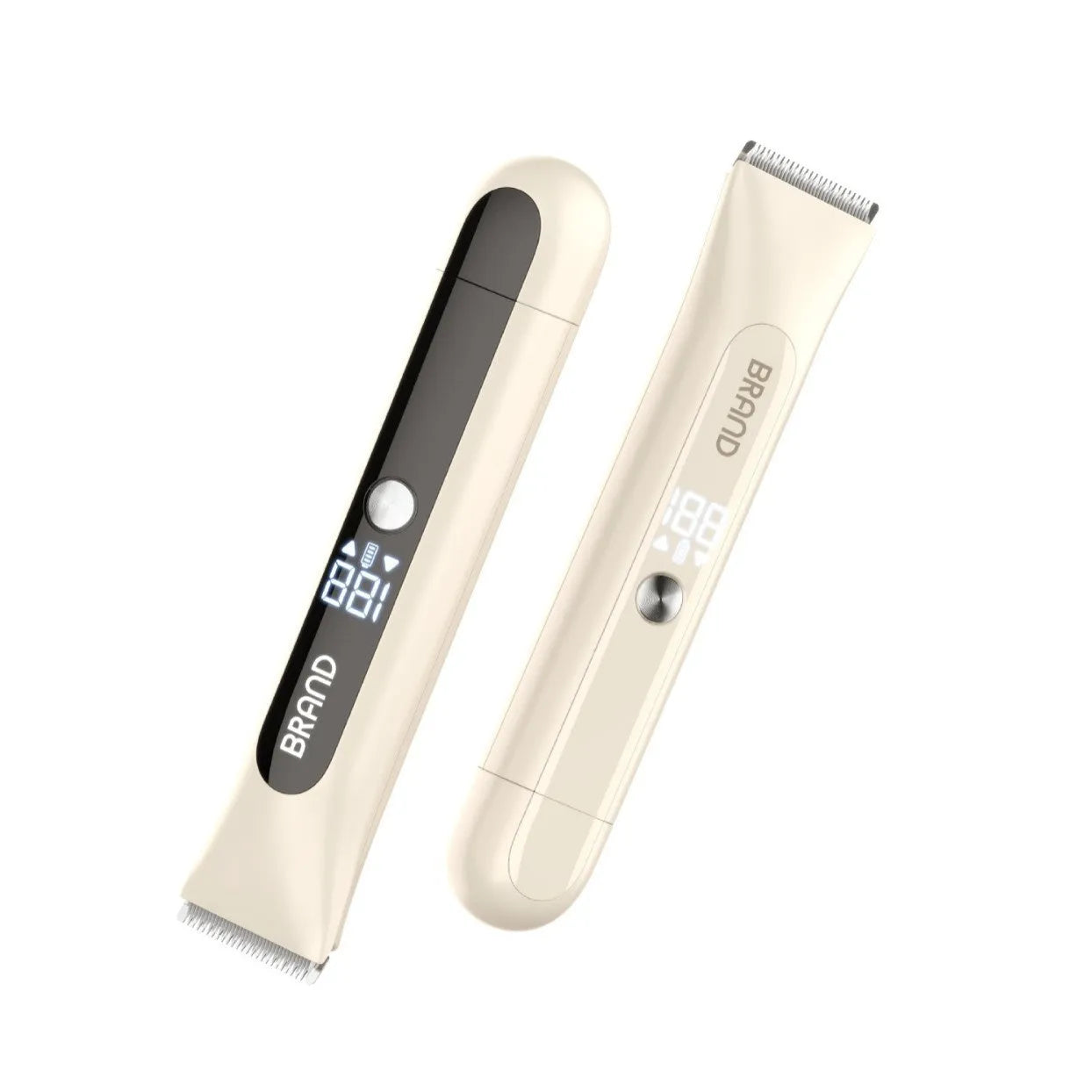 Women's double-head electric lady shaver for pubic hair, USB rechargeable, fully washable, ABS construction