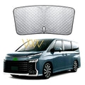 Silver car front windshield sunshade for Toyota NOAH XOVY 90 series vehicle