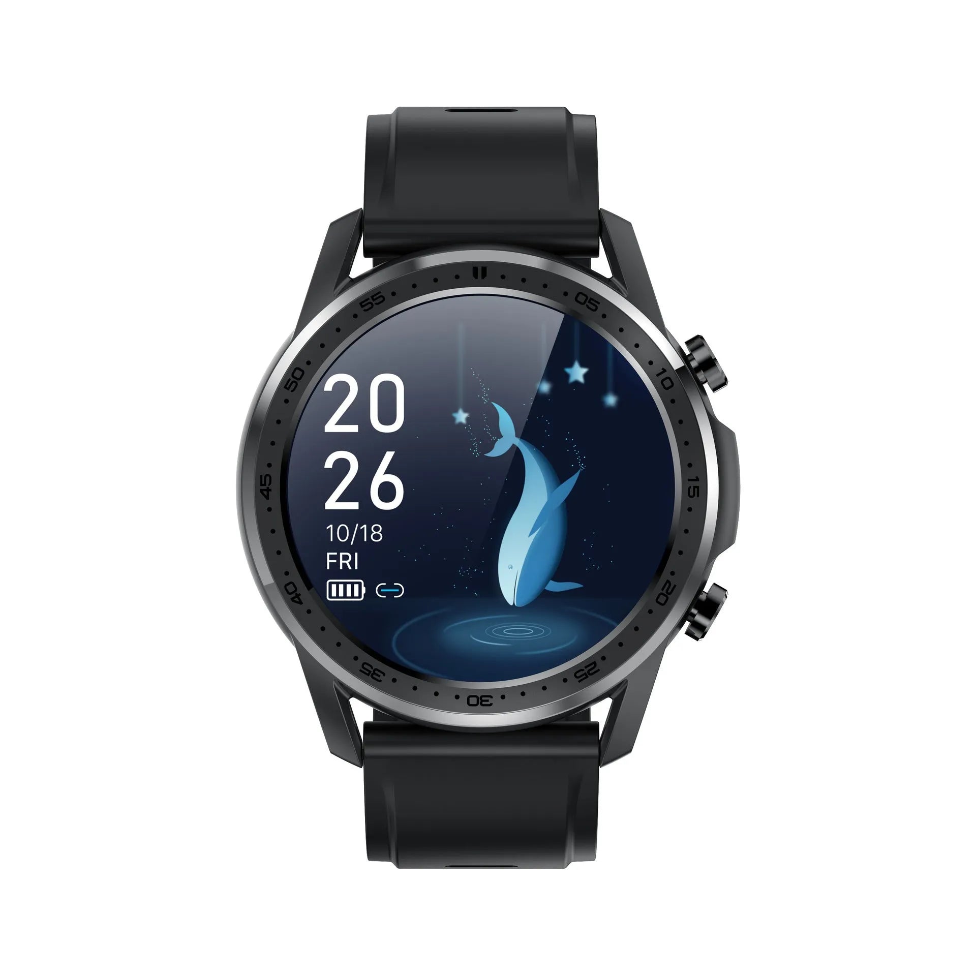 Youth2 Smart Bracelet with black zinc alloy case and 1.3-inch touchscreen on a wrist.