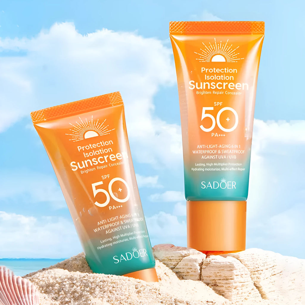 Double tube Multi-Effect Repair Isolation Sunscreen and makeup primer 50g