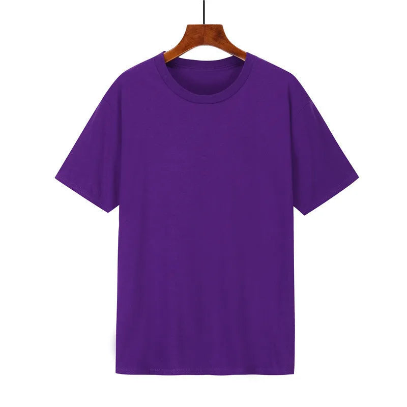 Men's loose fit black cotton t-shirt with short sleeves and printed design