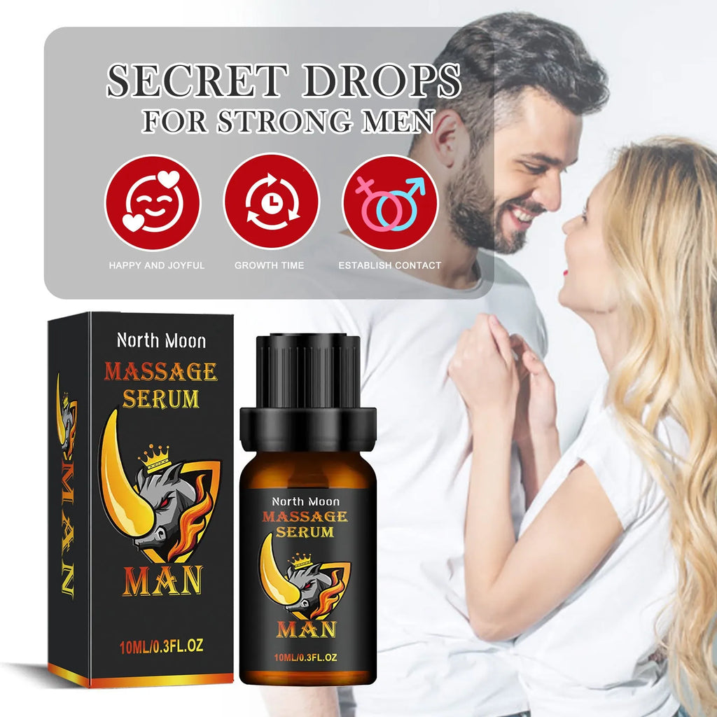 10ml men's body care essential oil bottle for external massage with endurance vitality properties