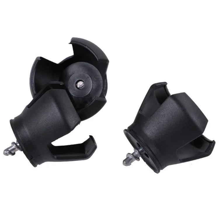 Black golf ball picking device with clip, 60g, on a putter