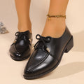 Women's flat shoes with a pointed toe and a choice of bow or buckle detail on the upper.