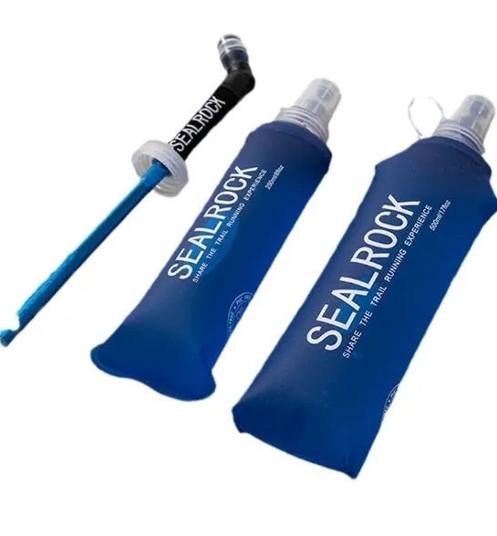Portable plastic drinking straw for mountain biking and climbing off-road use