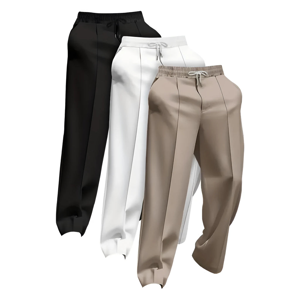 Men's loose corduroy linen fire retardant trousers in mixed colour for uniform and sports wear