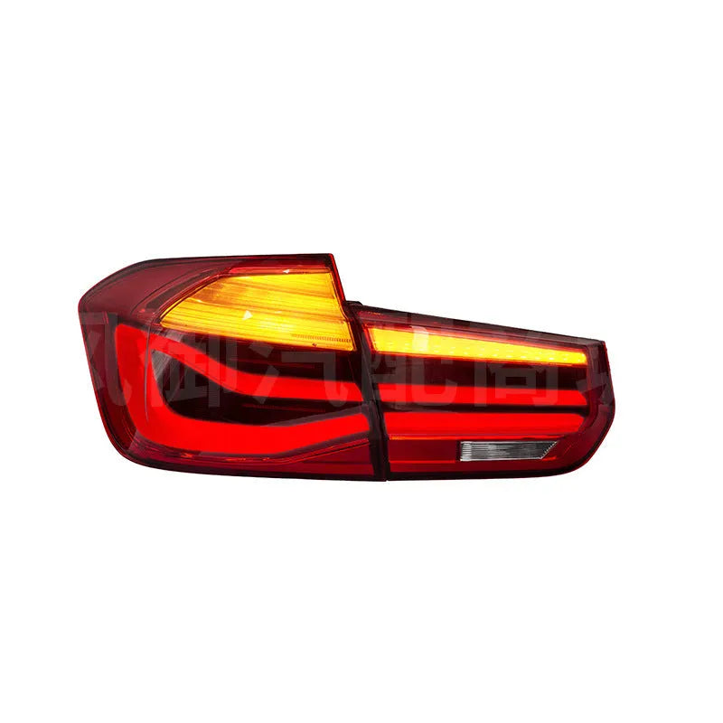 BMW 3 Series aftermarket LED tail light assembly in red or smoked black for 12-15 model years.