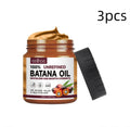 Batana oil hair conditioner straightening smoothing hair mask for anti hair loss split ends damaged fluffy hair 120ml bottle