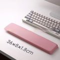 Square silica gel wrist rest mouse pad with cloth surface measuring 250x180mm