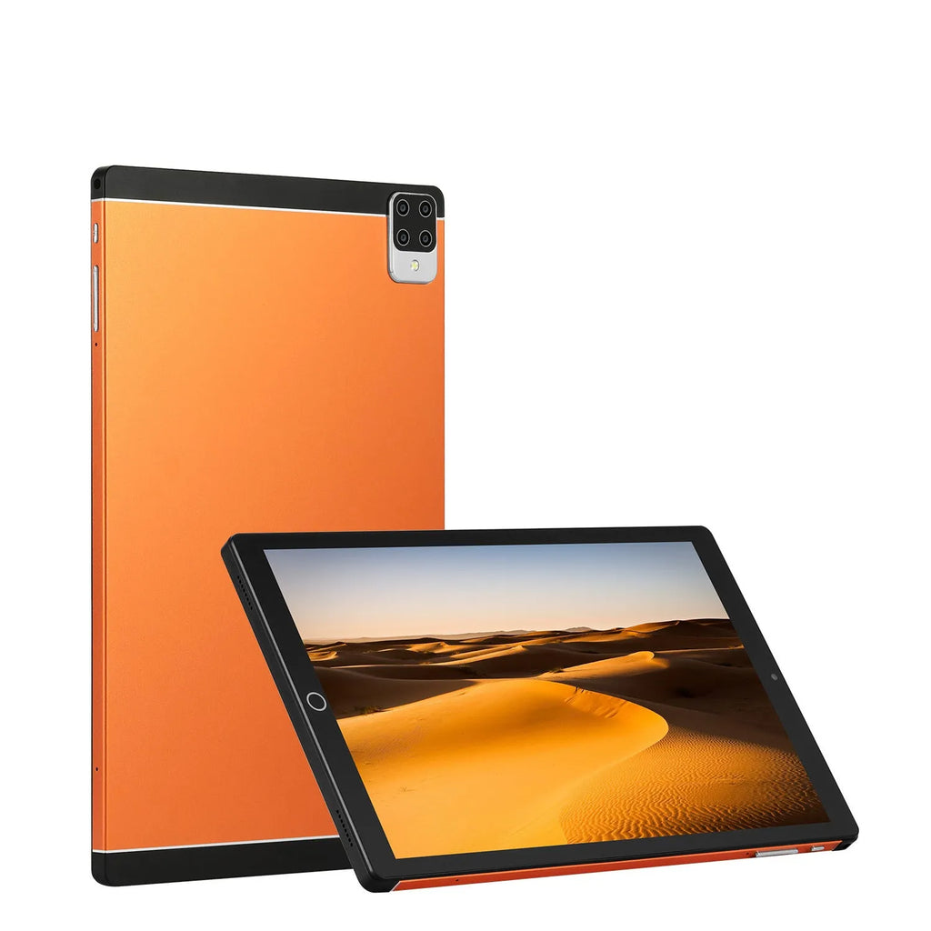11.6-inch Android tablet in black colour showing homescreen with dual SIM and GPS icons visible