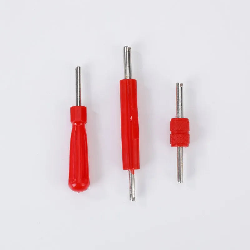 Single-head aluminium alloy twist valve wrench showing three colour style options