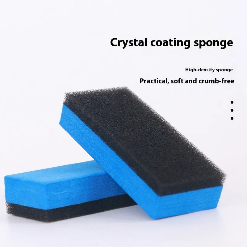 Car repair wax kit with A wax, B wax, and a frosted sponge mop for scratch removal and polishing.