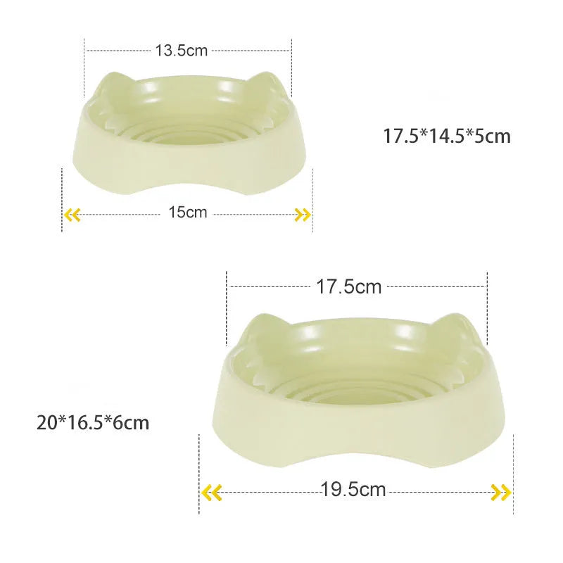 Blue ceramic dog slow feeder bowl with raised internal maze pattern for portion control