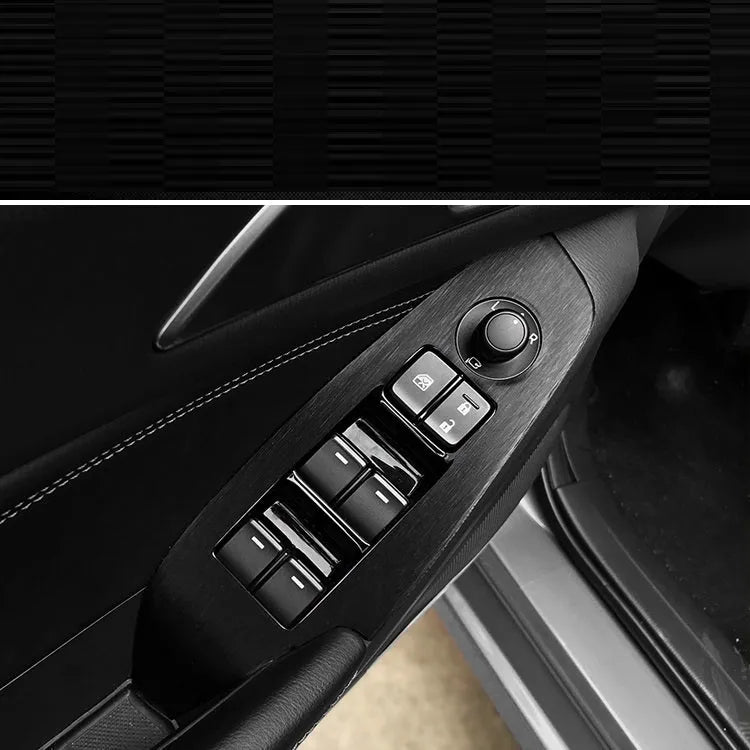 Unksera car interior decorative film sticker kit for centre console, dashboard, and handbrake cover.