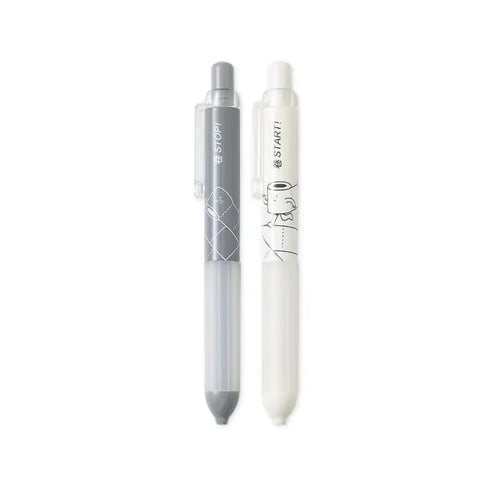 0.5mm automatic pencil with soft cloud grip in black and white colour options