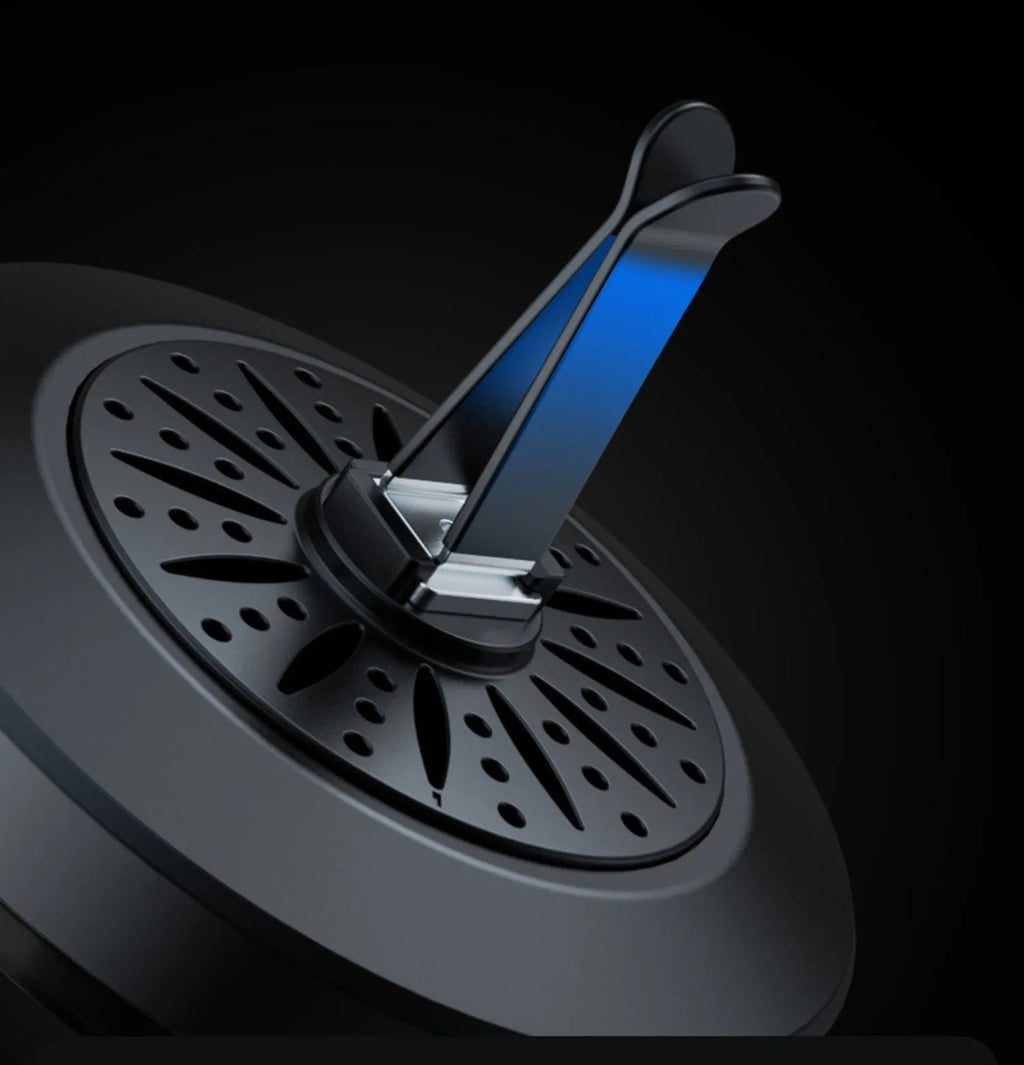 Car air vent atmosphere light with RGB lighting and aromatherapy diffuser