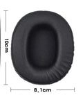 Black soft PU leather headphone covers for Sony MDR-1R headphones with soft inner padding