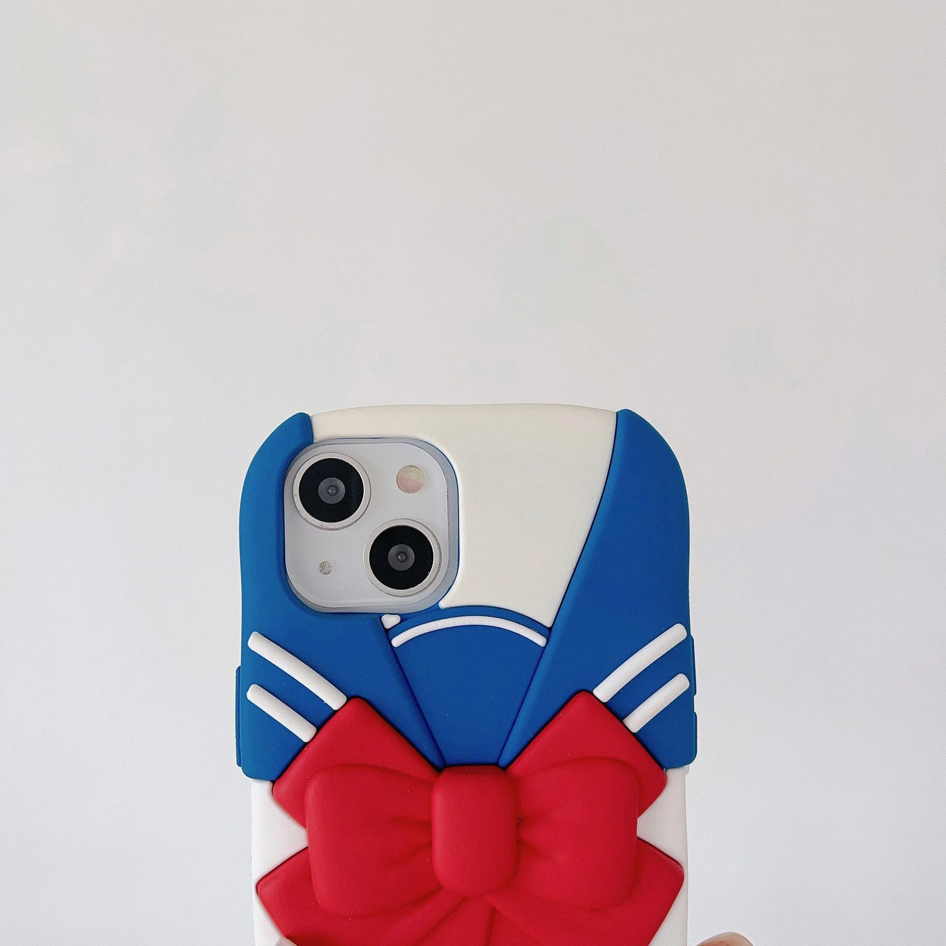 Cartoon clothes silicone phone case drop resistant for iPhone 11 12 13 14 Pro Max
