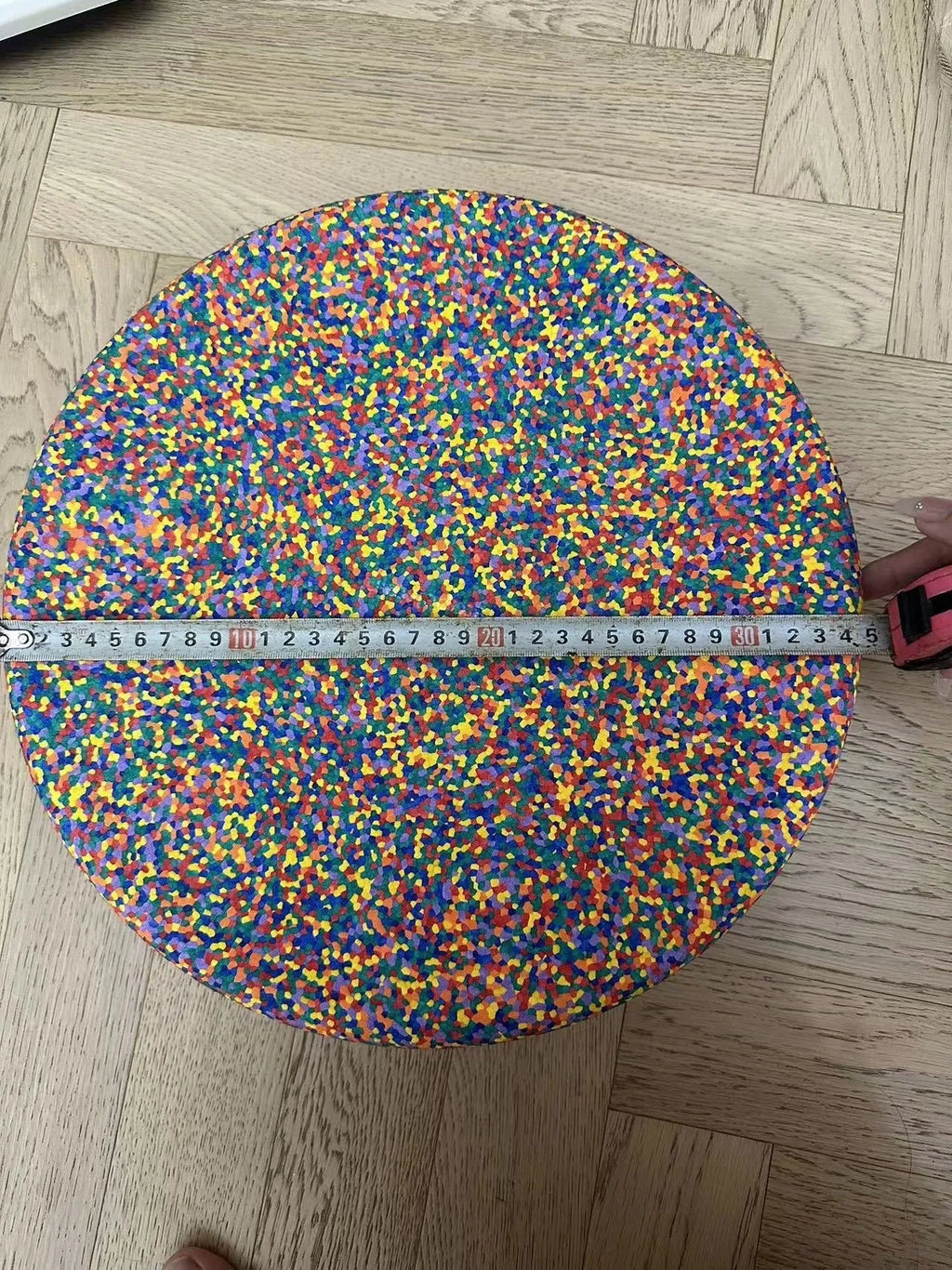 Plastic wood surf balance board for children with mixed colour finish, 60cm long