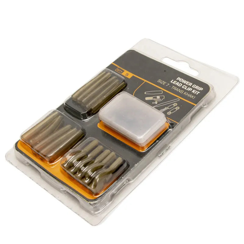 European carp fishing accessory set with 30 pieces including anti-winding pipes, threaded hoses, rotation fittings and screws