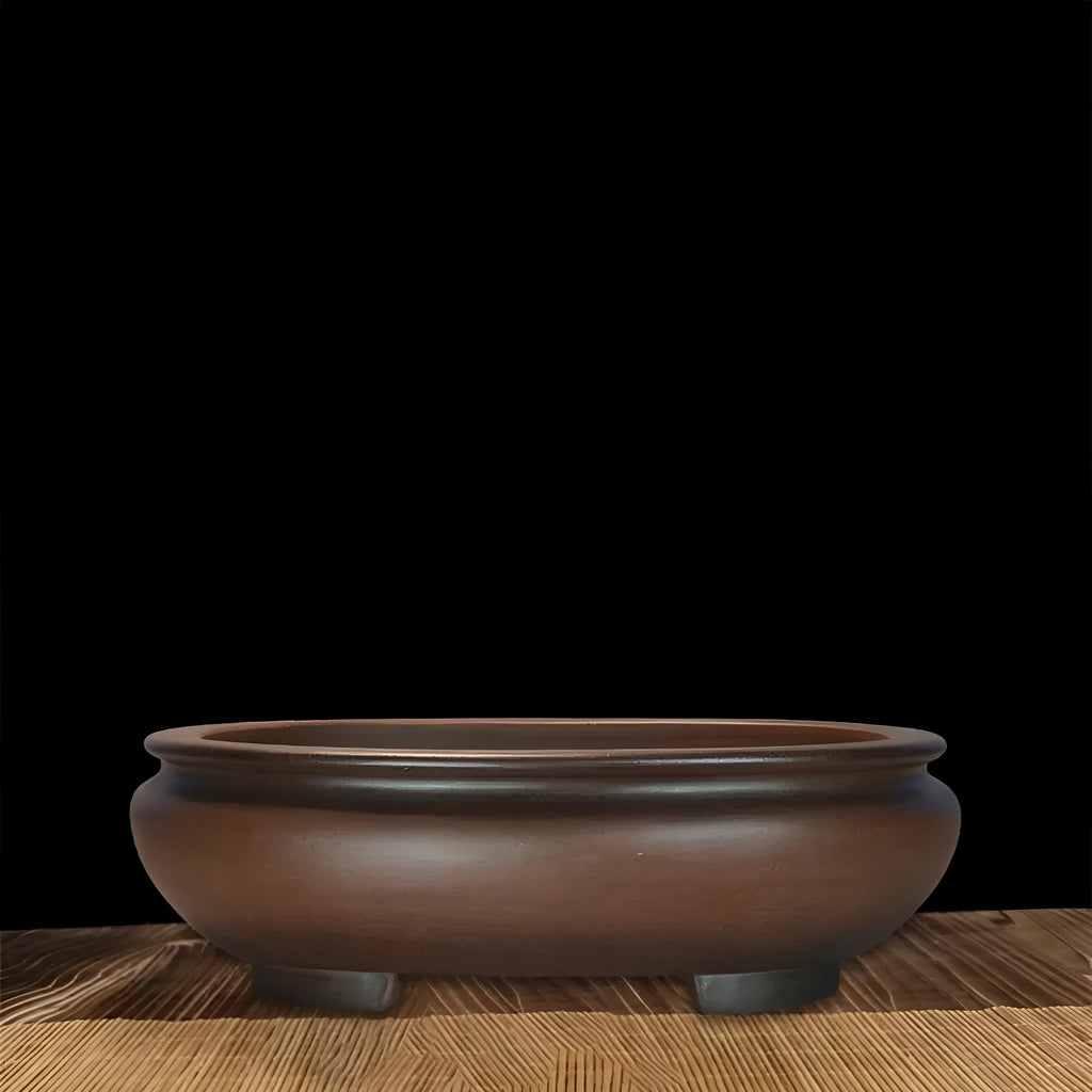 Handmade purple sand desktop flowerpot measuring 58x47x18cm with classical styling