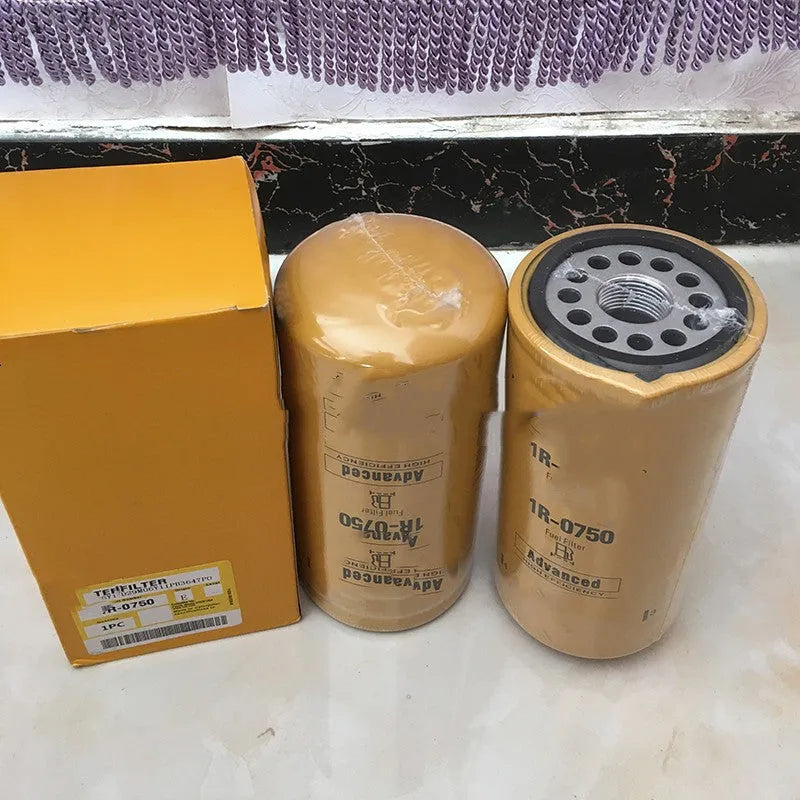 1R-0750 fuel filter element with filter paper construction for diesel applications