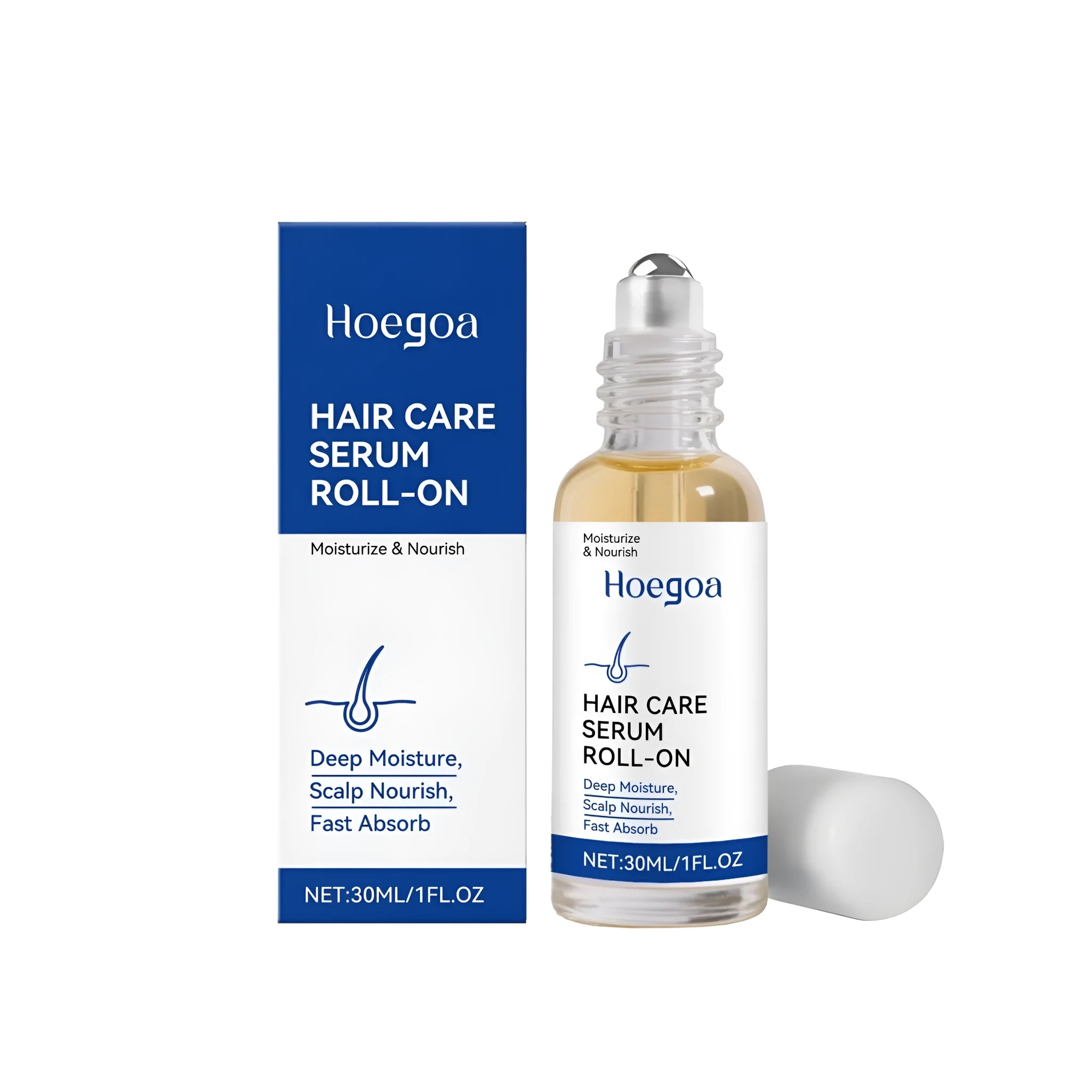 30ml hair care ball with moisturising and nourishing formulation containing natural oils and glycerin