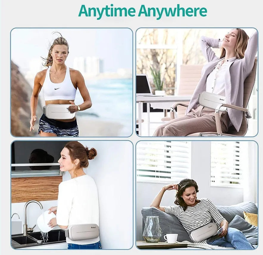 White hand-operated tummy exercise machine for home core workouts