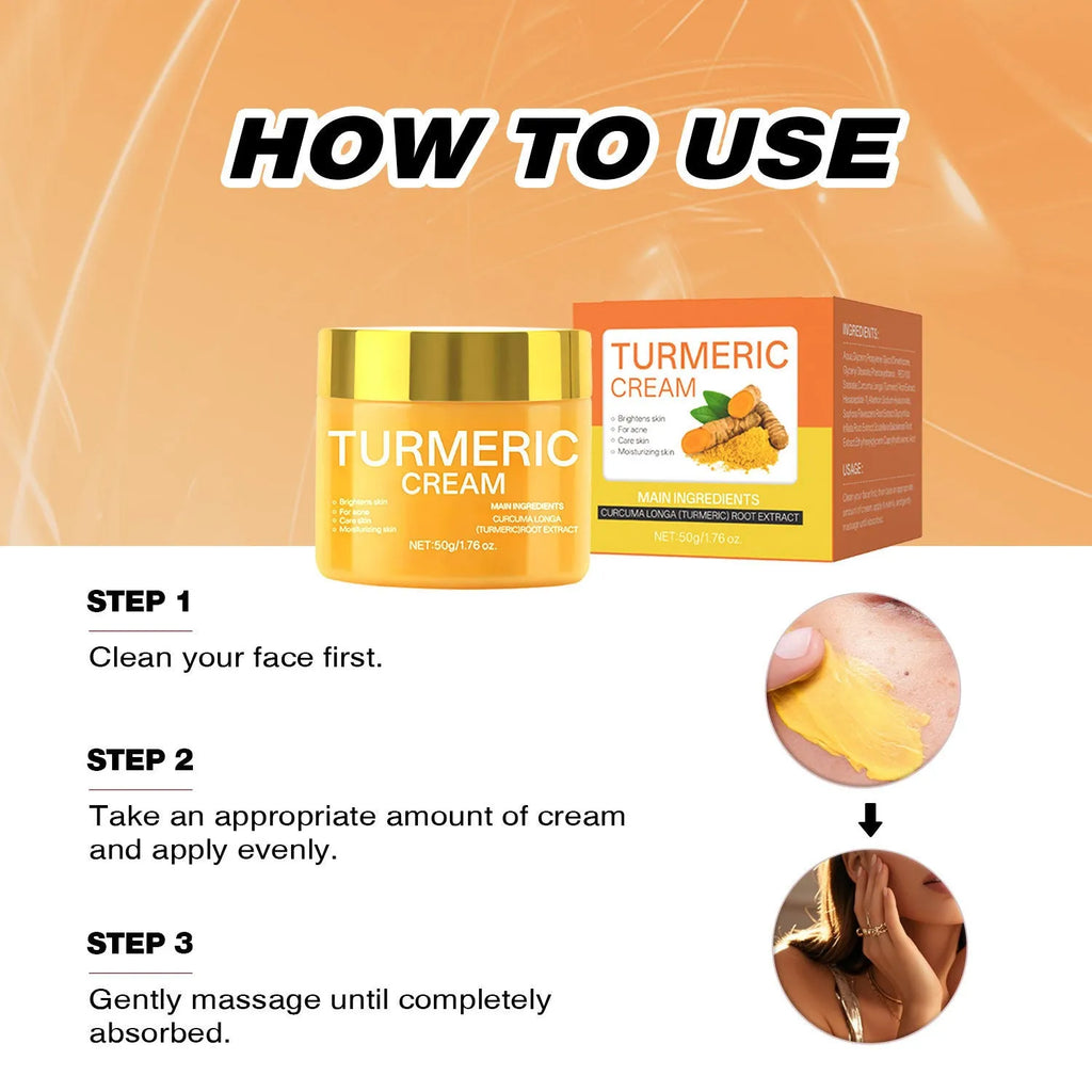 Moisturising cream 50g jar with brightening hydrating nourishing formula, 53mm × 53mm × 48mm