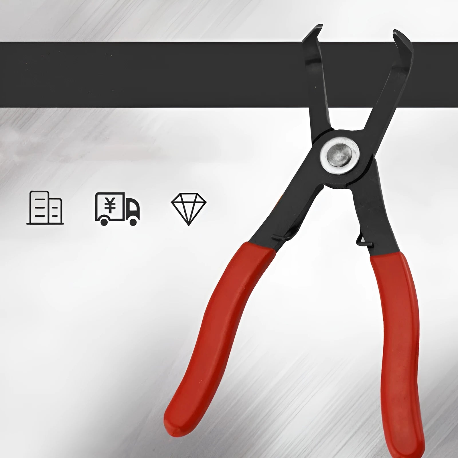 Red interior round nail removal pliers for door panel door nail wire buckle extraction