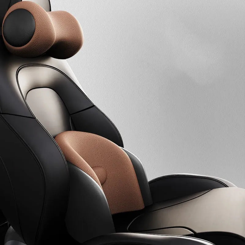 Car seat electric massage cushion with memory cotton construction in multiple colour options
