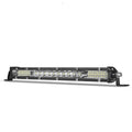 LED ultra-thin single row strip light in aluminium housing, white light, for roof or bumper mount