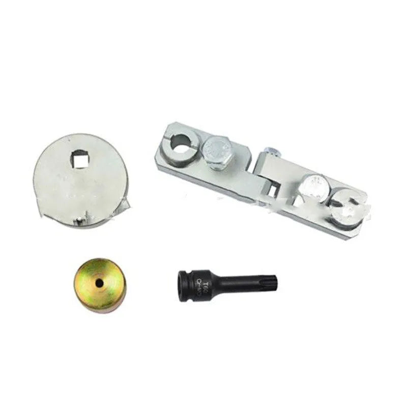Volvo Land Rover engine timing tool set with 8 carbon steel pieces for 3.0L 3.2L T6 engines.