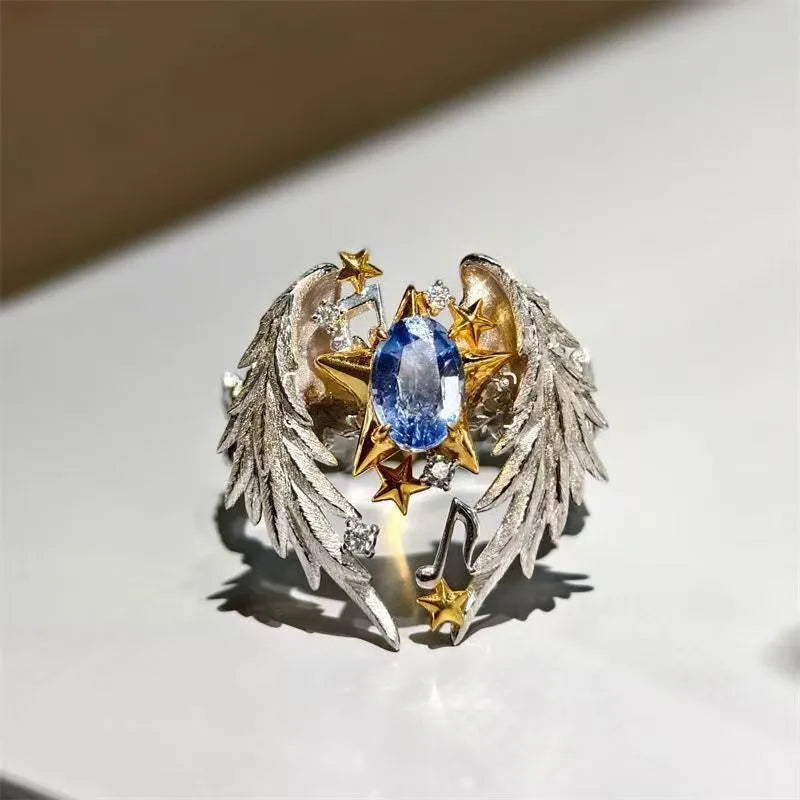 Open mouth adjustable geometry ring with alloy construction and oiling treatment finish