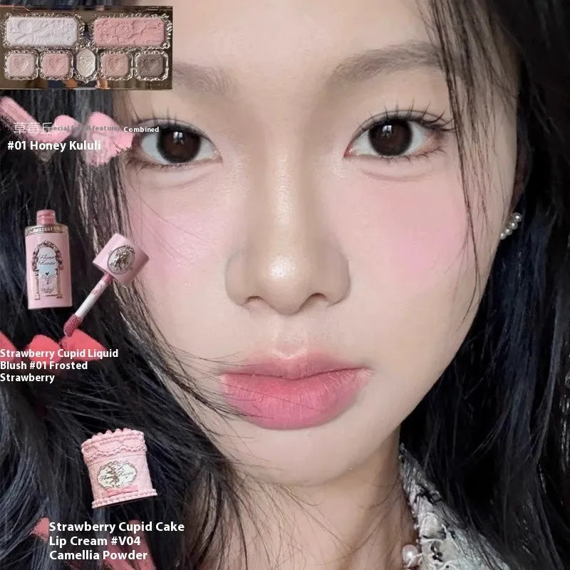 Strawberry Cupid Series Liquid Blush bottle shown in one of six available shades.