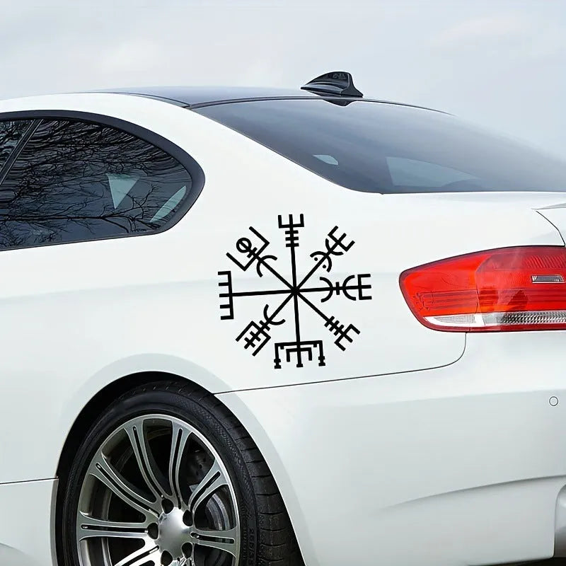Vegetarian No Charm design square vinyl sticker measuring 13x13cm for car glass or notebook