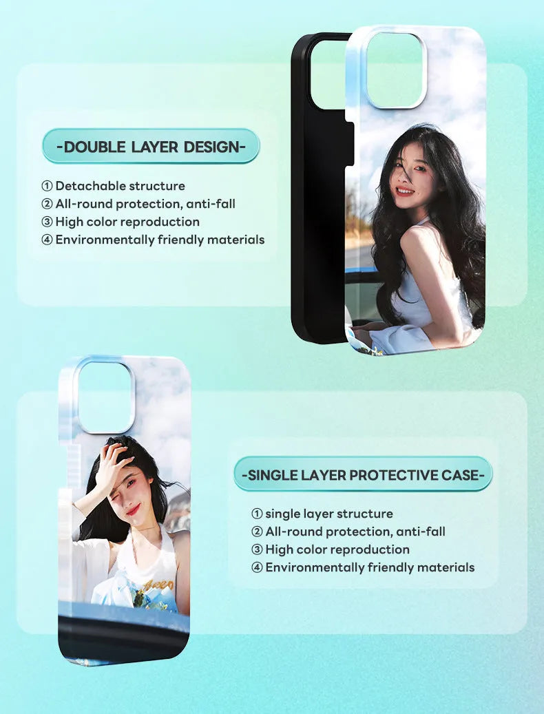 Phone case heat transfer printing machine with metal construction for custom mobile cover decoration
