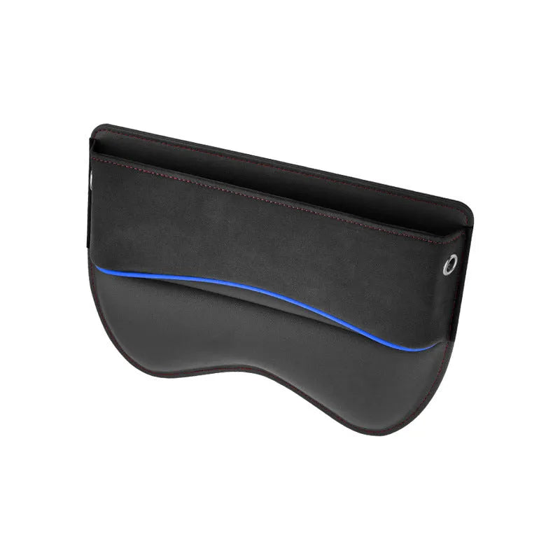 Leather car seat storage organiser box in a choice of five suede colours.