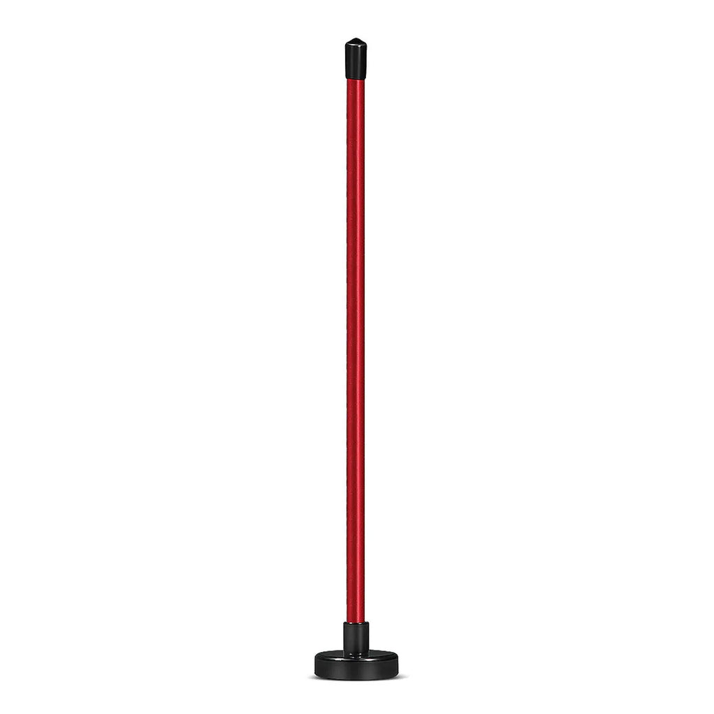 Red and blue aluminium alloy golf swing trainer with magnetic baseball bar alignment tool